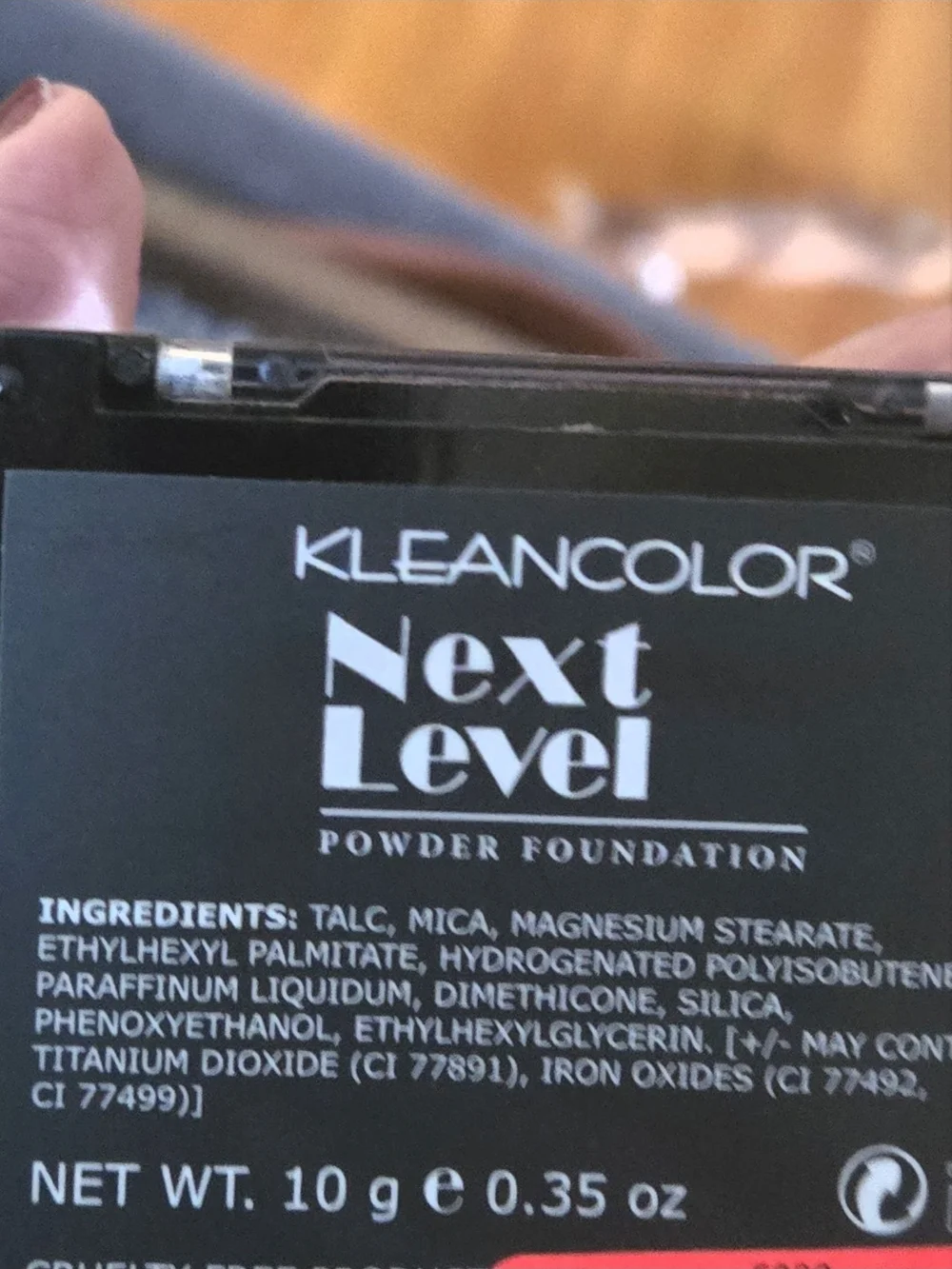 Nwt Kleancolor Next Level Powder Foundation — Light Beige Compact